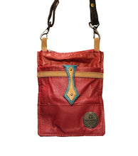 Load image into Gallery viewer, Emaline Upcycled Red Leather Bag
