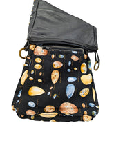 Load image into Gallery viewer, Multi-Studded Black Leather Emaline
