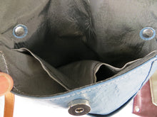 Load image into Gallery viewer, Kirsten Upcycled Leather Blues Jacket
