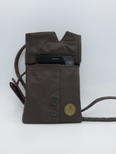 Load image into Gallery viewer, Leather Jacket Collar Upcycled Bag
