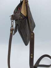 Load image into Gallery viewer, Leather Jacket Collar Upcycled Bag
