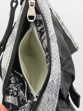 Load image into Gallery viewer, Upcycled Leather Snake-Print Emaline Bag
