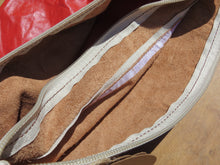 Load image into Gallery viewer, Red Leather Tablet Sleeve
