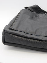 Load image into Gallery viewer, Upcycled Black Leather Tote
