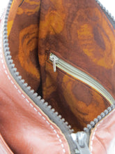 Load image into Gallery viewer, Rust-Colored Upcycled Leather Jacket Kirsten Bag
