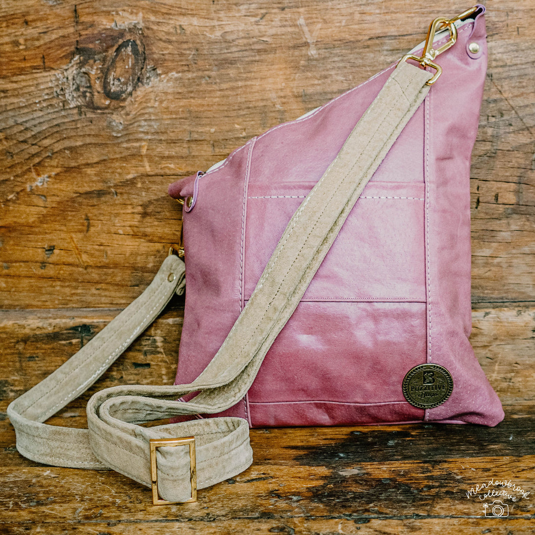 Kirsten Crossbody Pink Leather Bag