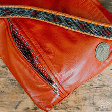 Load image into Gallery viewer, Upcycled RED Leather Jacket Kirsten Bag
