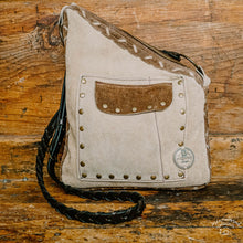 Load image into Gallery viewer, Upcycled Leather Cape Kirsten Bag
