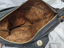 Load image into Gallery viewer, Black Upcycled Leather Vest Karol Bag
