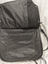 Load image into Gallery viewer, Black Upcycled Leather Vest Karol Bag

