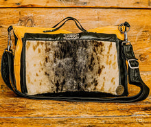 Load image into Gallery viewer, Upcycled Leather Jacket and Seal Fur Coat Bag
