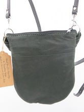 Load image into Gallery viewer, Forest Green Upcycled Jacket Emaline Bag
