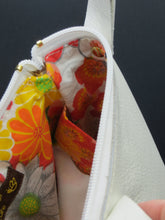 Load image into Gallery viewer, Repurposed White Leather Emaline Bag
