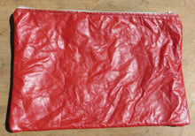 Load image into Gallery viewer, Red Leather Tablet Sleeve
