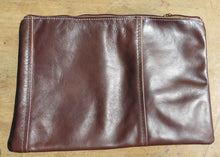 Load image into Gallery viewer, Brown Leather Laptop/Tablet Sleeve
