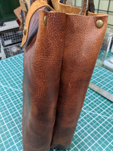 Load image into Gallery viewer, Repurposed Oiled-Leather Tote
