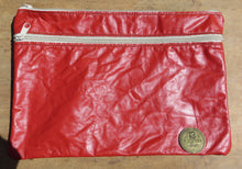 Load image into Gallery viewer, Red Leather Tablet Sleeve
