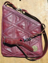 Load image into Gallery viewer, Kirsten Burgundy Leather Bag

