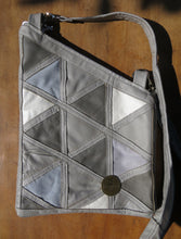 Load image into Gallery viewer, Kirsten Crossbody Grey Leather Bag
